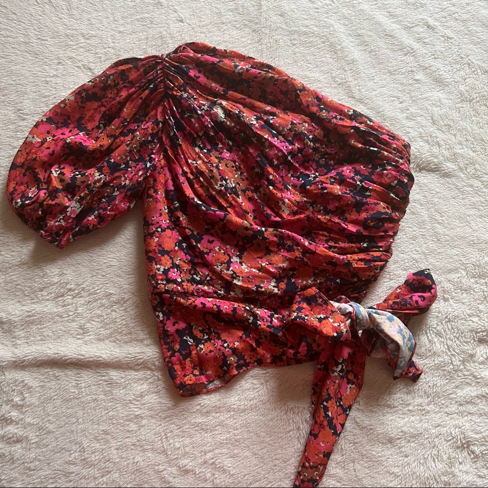 One shoulder blouse